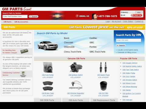 Gm Parts Giant >> How To Use Gmpartsgiant Com Youtube Gm Parts Giant >> How To Use Gmpartsgiant Com Youtube