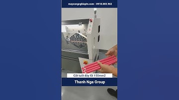 Máy cắt tuốt dây 150mm² | Tự động cấp liệu – Chuyên cáp điện lực & dây công nghiệp cỡ lớn|TNG