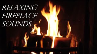 FIREPLACE with Crackling Burning Wood Logs - NO MUSIC - Soothing Peaceful 6 Hrs PLEASE SUBSCRIBE