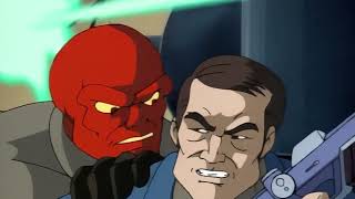 Capitan America and Spiderman vs Red Skull (Spiderman: The Animated Series)