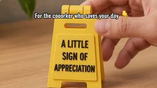 For the Coworker Who Saves Your Day 💛 A Little Sign of Appreciation #coworkers