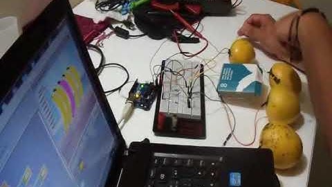 Piano de frutas con arduino