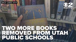 Two more books removed from Utah public schools, bringing total banned to 34