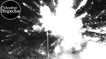 Exploding Firework Rocket in Slow Motion