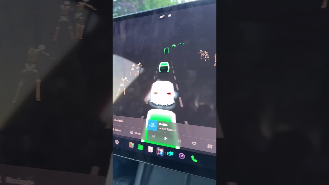 Brand new Halloween update from Tesla is actually  loads of fun #teslatechnologies #teslainc  ￼