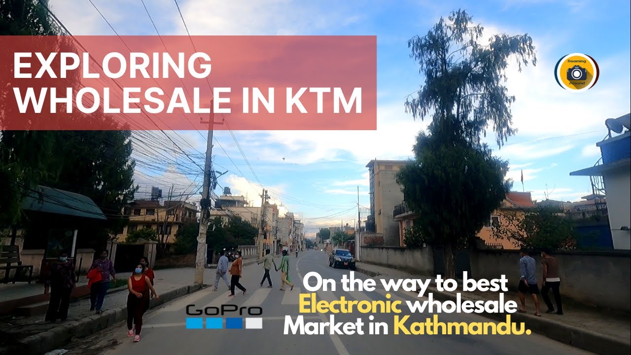 Electronic wholesale Market in Kathmandu resumes after Lockdown. Non copyright video GoPro