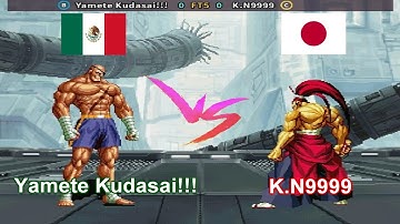 SNK vs. Capcom - SVC Chaos Super Plus - Yamete Kudasai!!! vs K.N9999 FT5