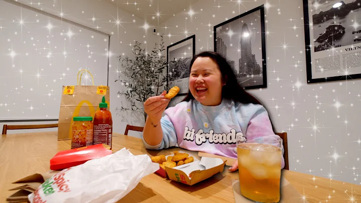 MCDONALD'S SPICY CHICKEN NUGGETS + CHEESEBURGER + ...