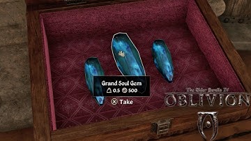 Where To Find 5 Easy Grand Soul Gems - Vampire Cure | Oblivion Remastered - Elder Scrolls 4