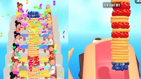 Pancake run #level81-82 ( android & iOS gameplays)#shorts #trending #viral #walkthrough8 #fyp