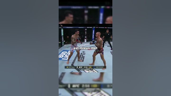 Poirier dépose les gants après une guerre totale contre Holloway