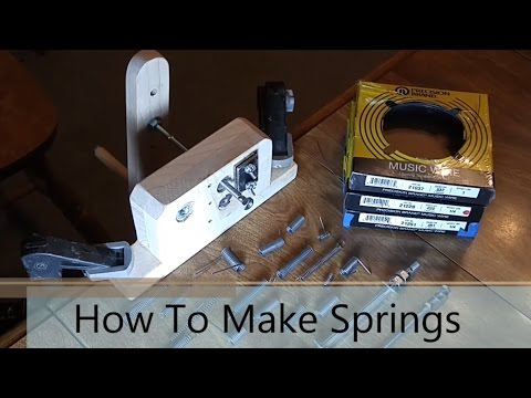 Making Springs Easy, Inexpensive, & Safe