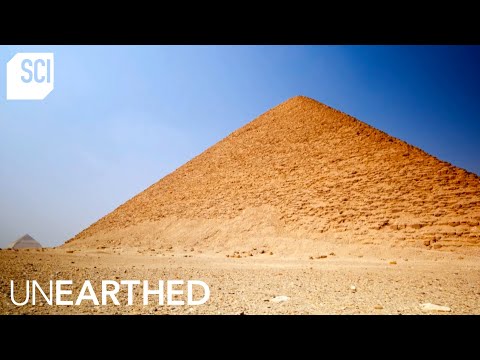 Venture into the Red Pyramid in Egypt with Egyptologist Meredith Brand | Unearthed | Science Channel