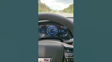 Cadillac CTS-V Acceleration auf Autobahn