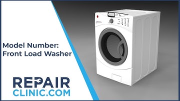 How to Find the Model Number on a Front Load Washer - Tech Tips from Repair Clinic