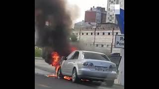 Новосибирск: взорвалась машина #shorts