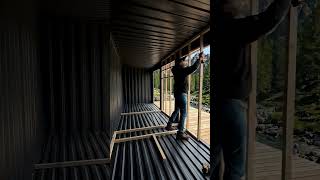 Building the Ultimate Off-Grid Container Cabin (Satisfying ASMR) 🔨