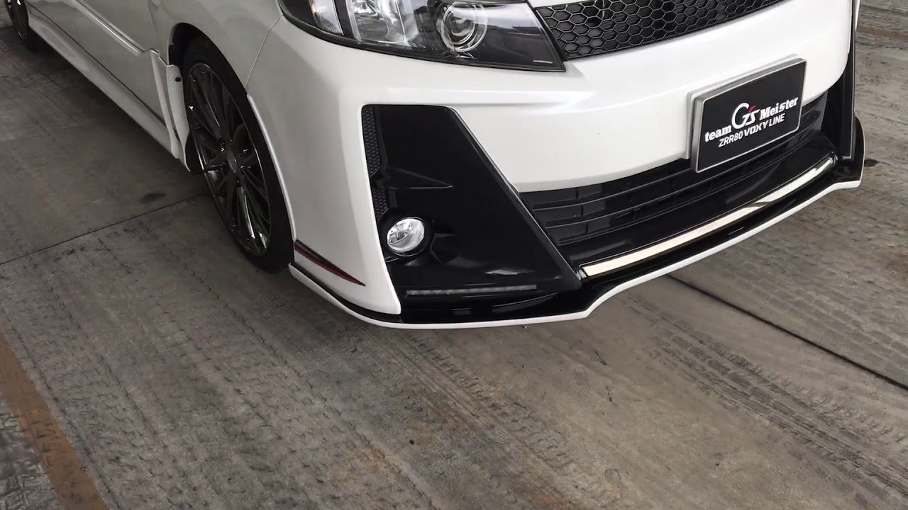 ヴォクシー 80 G S シルクブレイズ リップスポイラー タイプs Youtube