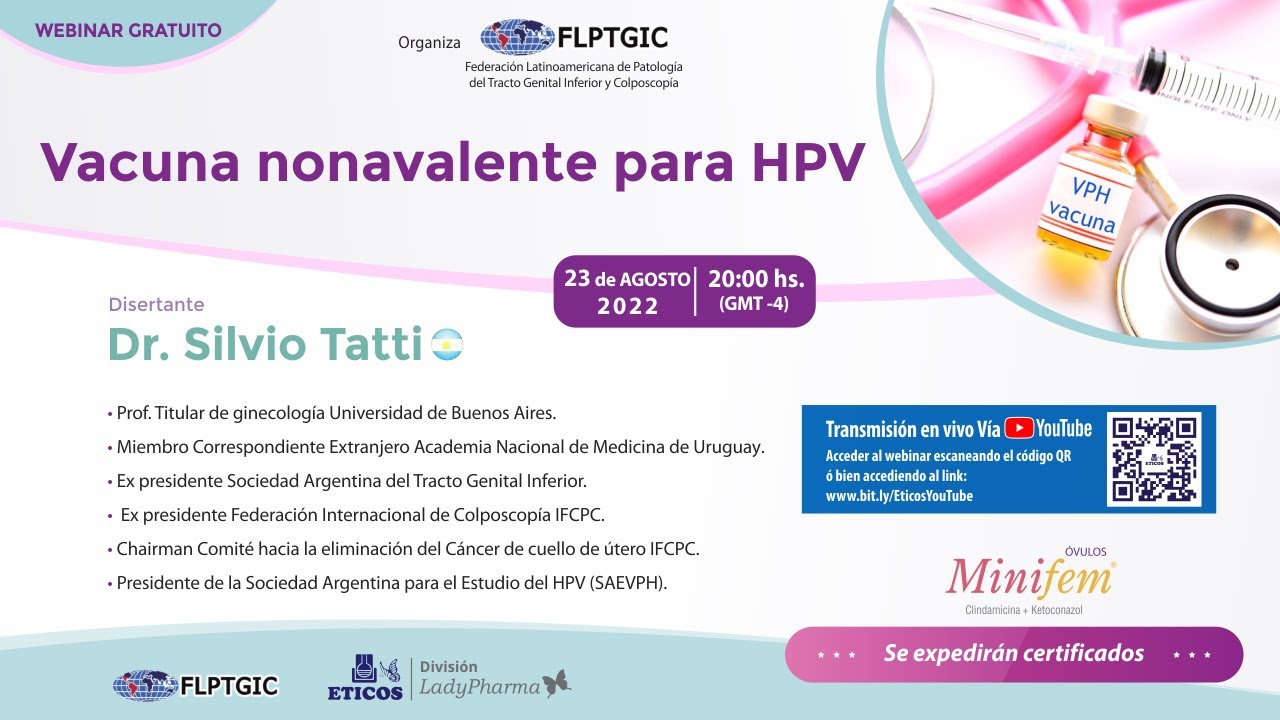 Vacuna nonavalente para HPV. - YouTube