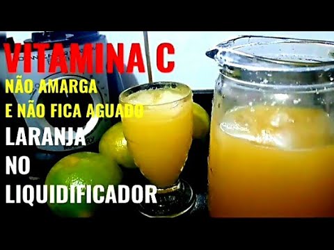 SUCO DE LARANJA NO LIQUIDIFICADOR | Suco de Laranja Natural |  Vitamina C