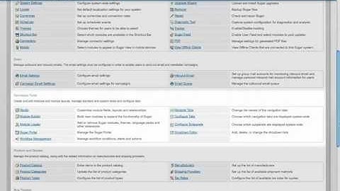 SugarCRM Administration Role Based Demo