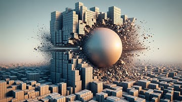 Blender Animation Tutorial - Animate sphere smashing into tower of cubes in Blender