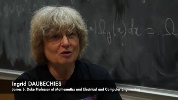 Interview at CIRM: Ingrid Daubechies