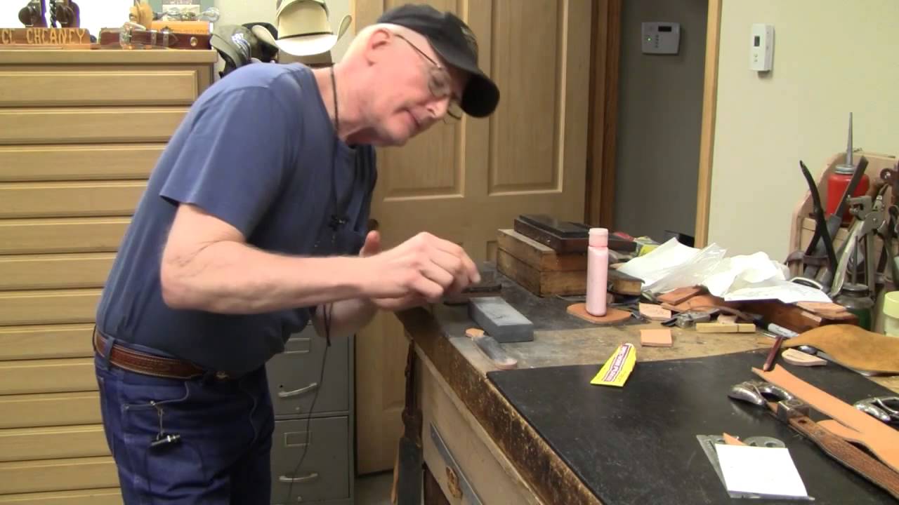 How To Sharpen Swivel Knife Blades Leathercraft Tutorial