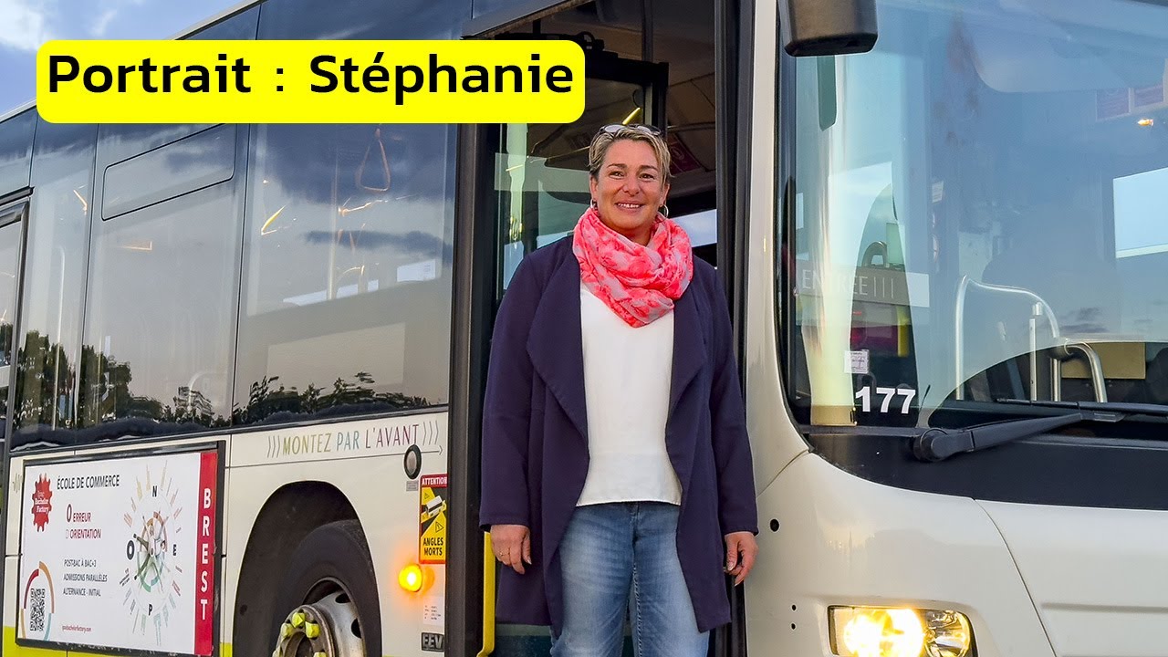 Stéphanie, Conductrice sur le Réseau de Transport Bibus depuis 20 ans
