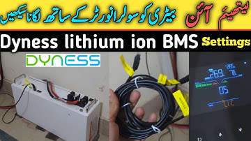 BMS connection of Dyness Lithium-ion battery with SolarMax Orion Hybrid inverter #solar #solarmax