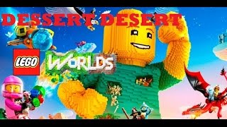Lego Worlds Xbox One Let's Play Dessert Desert #13 world Feat. The Gingerbread man