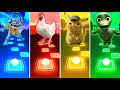 Crazy Frog vs Chicken Song vs Pikachu vs Alien Dance - Tiles Hop EDM Rush