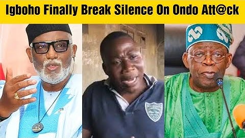 Sunday Igboho Finally Speak 2 Days After The Ondo Att@ck