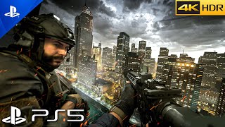 (Ps5) Chicago Attack | Immersive Realistic Ultra Graphics Gameplay [4K 60Fps Hdr] Call Of Duty