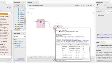 RapidMiner Tutorial Data Handling (Looping, Branching, and Appending)