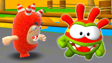 Oddbods Turbo Run vs Om Nom Run - All Characters Unlocked Gameplay