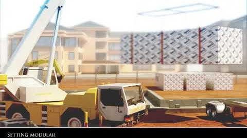 Permanent Modular Construction Process Animation - Warrior Group