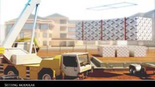 Permanent Modular Construction Process Animation - Warrior Group Profile