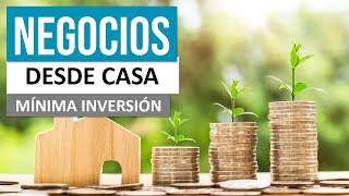 7 NEGOCIOS RENTABLES PARA INICIAR DESDE CASA - Negocios Rentables con Poca Inversión