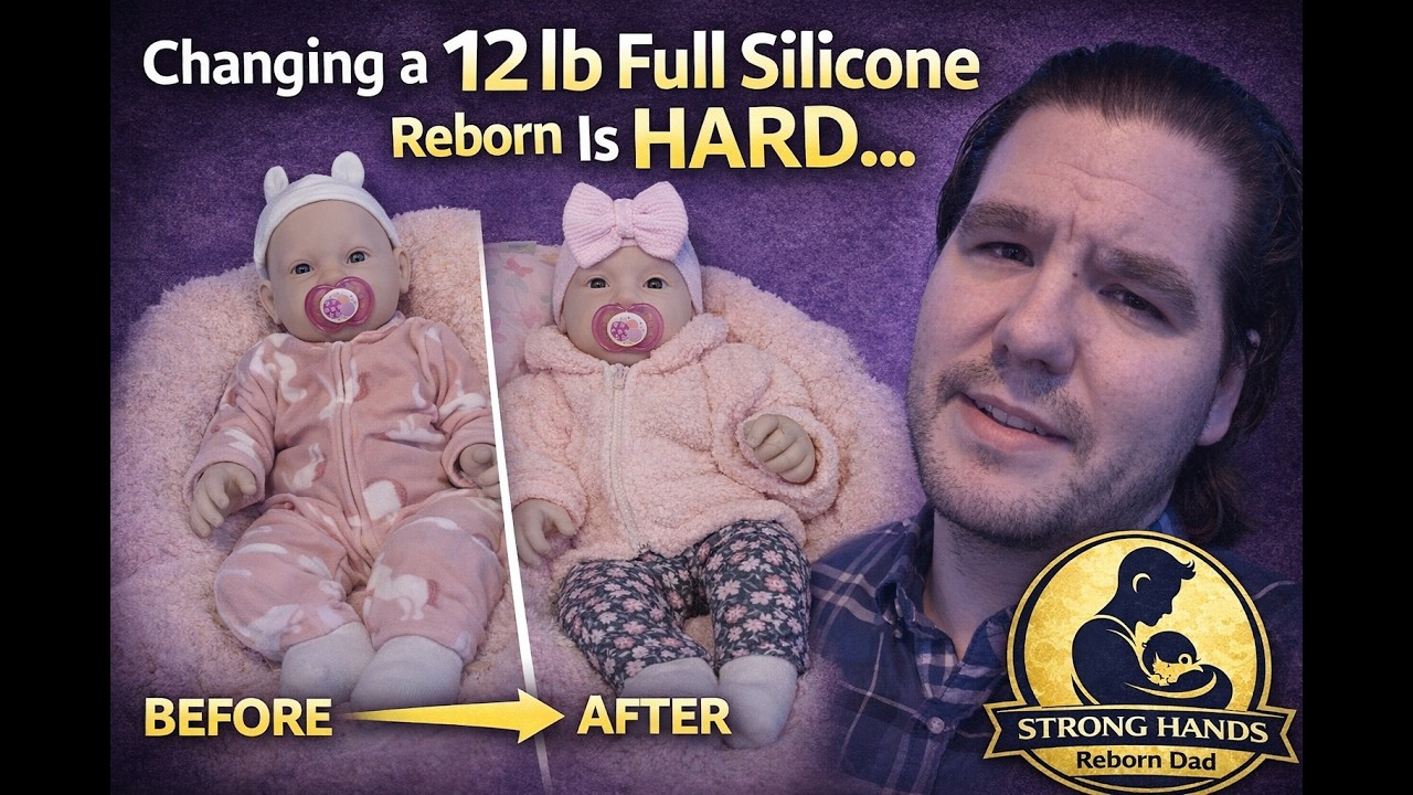 Changing a 12 lb Full Silicone Reborn Baby Is HARD… First Time Filming It
