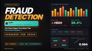 Build This UPI Fraud Detection Project & Get Hired in 2026 | End to End Data Science Portfolio!