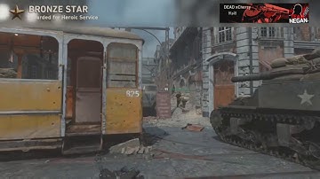 COD WW2: The First Crossmap Killcam on TDM? (Insane!)