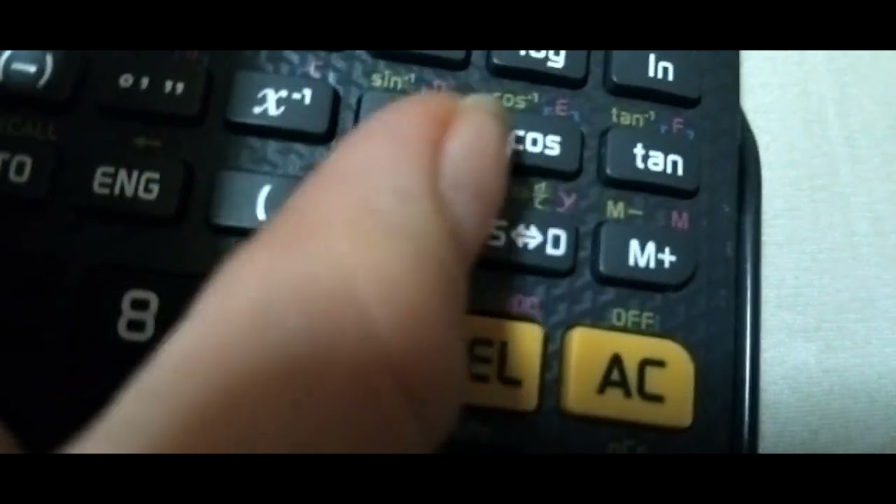 Using A Cakculator How to use a calculator - YouTube