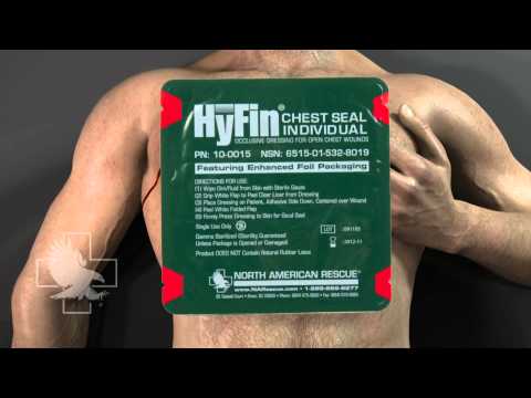 Hyfin Occlusive Chest Seal 3D video in HD