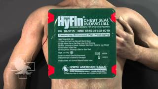 Hyfin Occlusive Chest Seal 3D video in HD