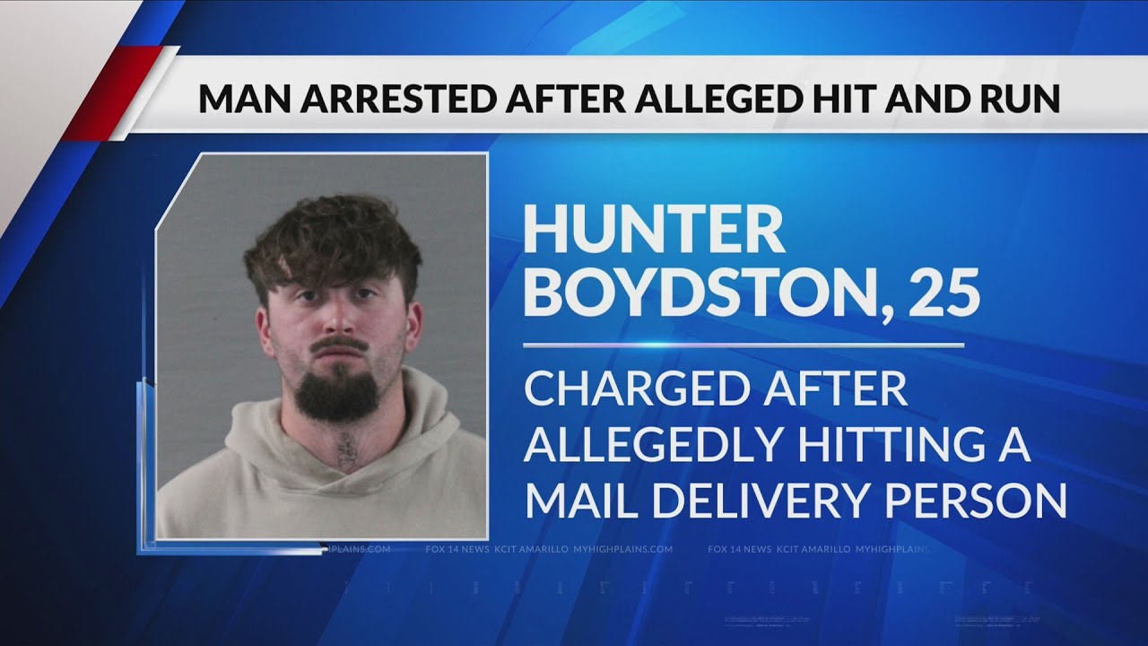 Man arrested after Saturday hit-and-run injures Amarillo US Postal Service worker