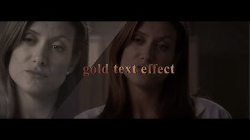 gold text tutorial on videostar💟