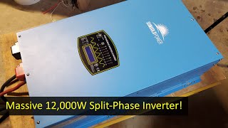 SUNGOLDPOWER 12,000W SplitPhase Inverter/Charger, Review & Testing
