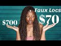 Bohemian Faux Locs | Cheap DIY | $70 vs $700 | Beauty Bx