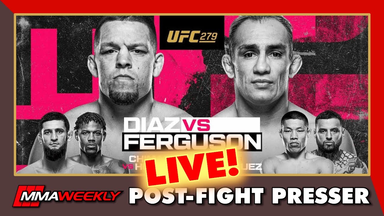 UFC 279 POST-FIGHT PRESS CONFERENCE Nate Diaz vs.Tony Ferguson LIVE STREAM